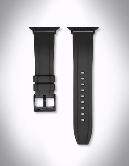 Apple Watch Ultra 2 Premium-Armband „Eris“ – 22 mm, FKM, Schwarz