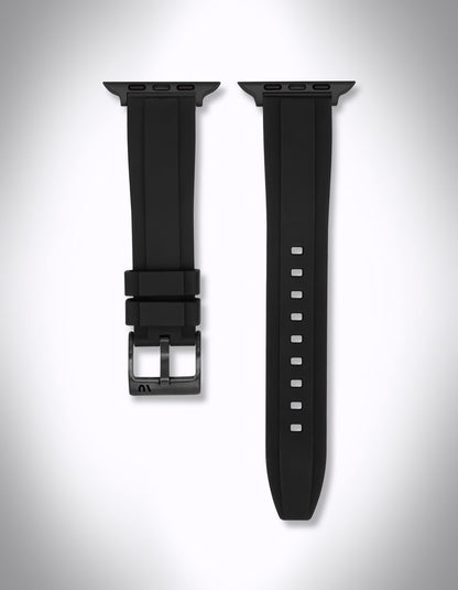 Apple Watch Premium-Armband „Eris“ – 20 mm, FKM, Schwarz