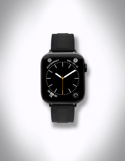 Apple Watch Premium-Armband „Eris“ – 20 mm, FKM, Schwarz