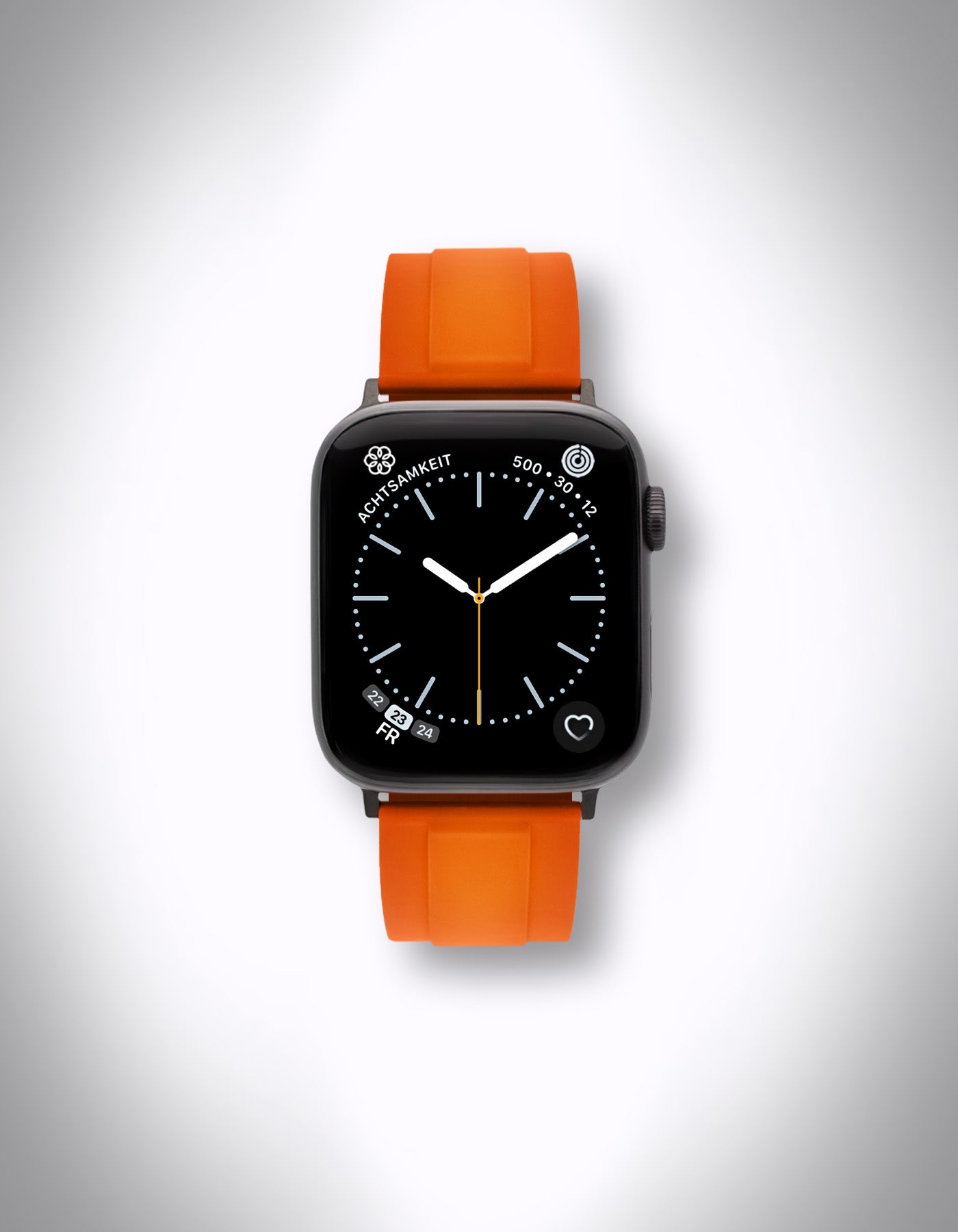 Apple Watch Ultra 2 Premium-Armband „Helios“ – 22 mm, FKM, Orange