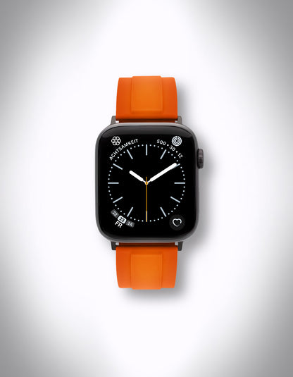 Apple Watch Ultra 2 Premium-Armband „Helios“ – 22 mm, FKM, Orange