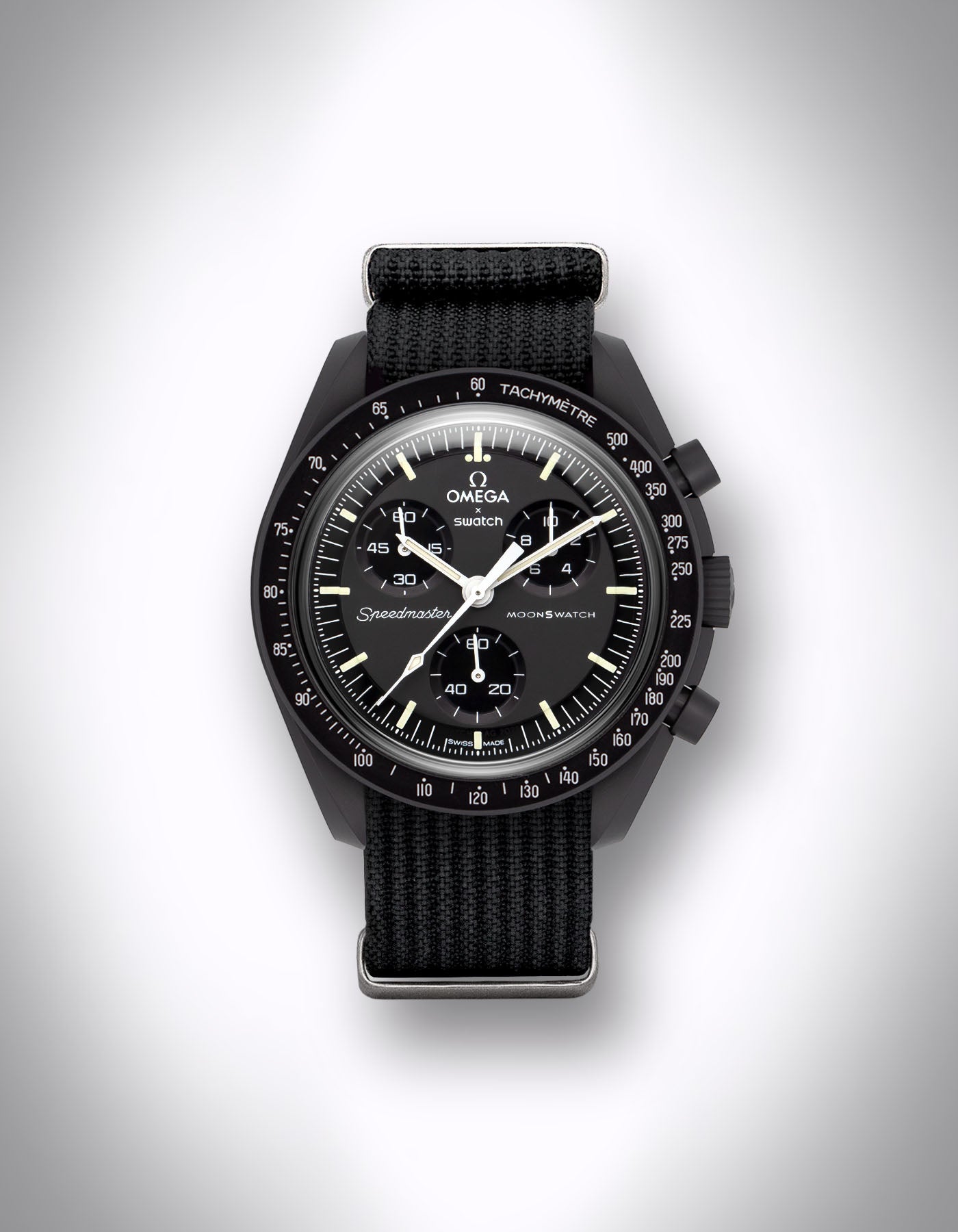 NATO-Uhrenarmband „The Classic“ – 20 mm, Nylon, Schwarz