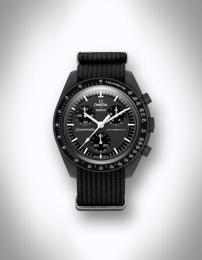 NATO-Uhrenarmband „The Classic“ – 20 mm, Nylon, Schwarz