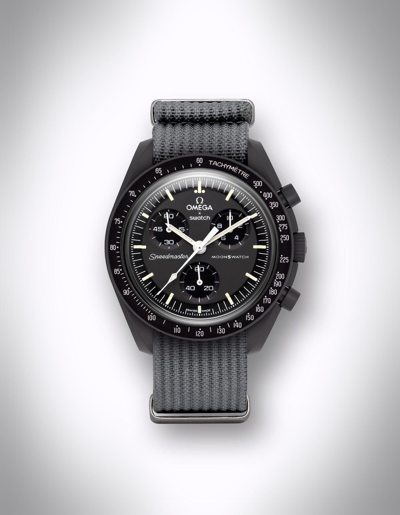 NATO-Uhrenarmband „The Wolfpack“ – 20 mm, Nylon, Grau